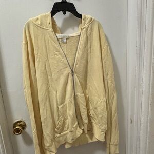 Yellow hoodie